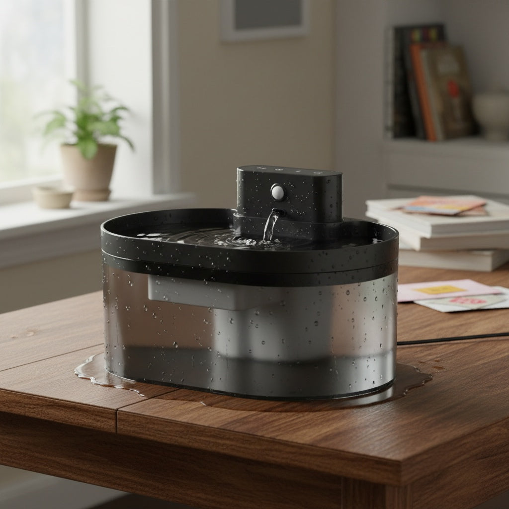 Fontaine à eau pour chat silencieuse