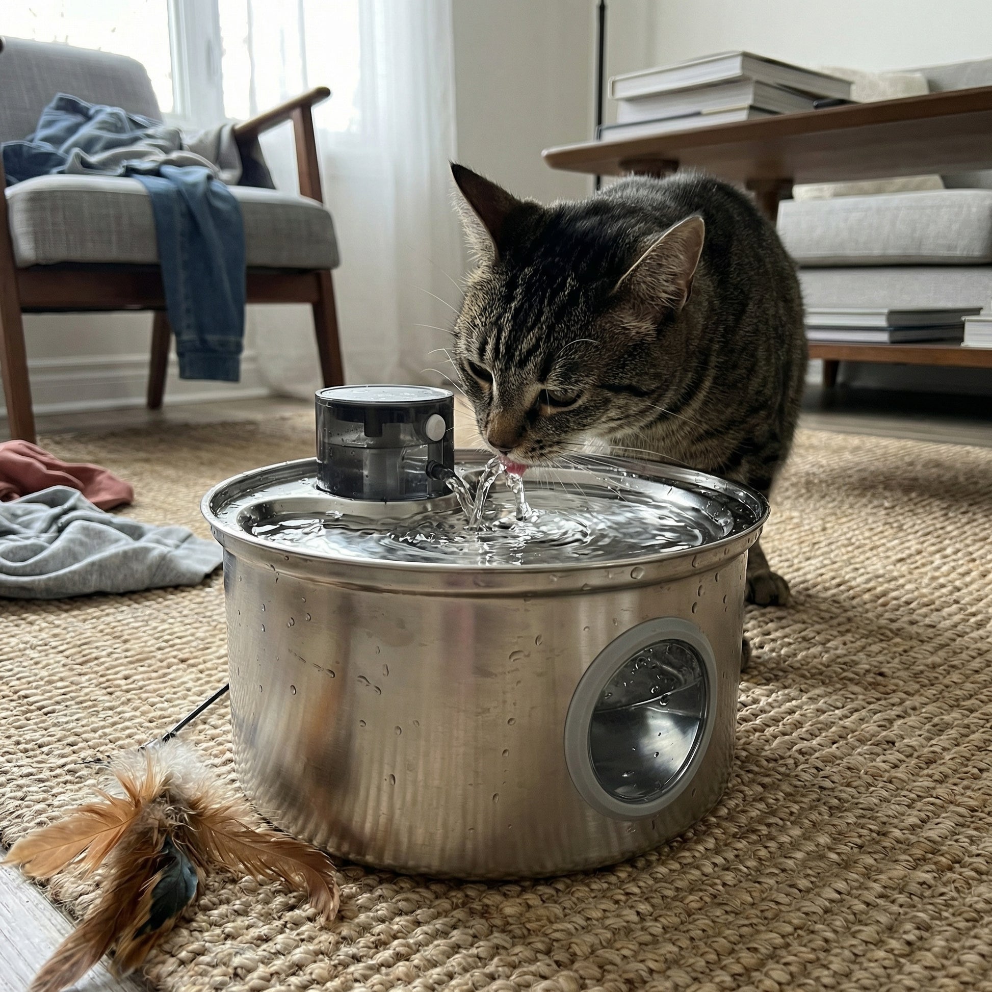 Fontaine à eau pour chat automatique