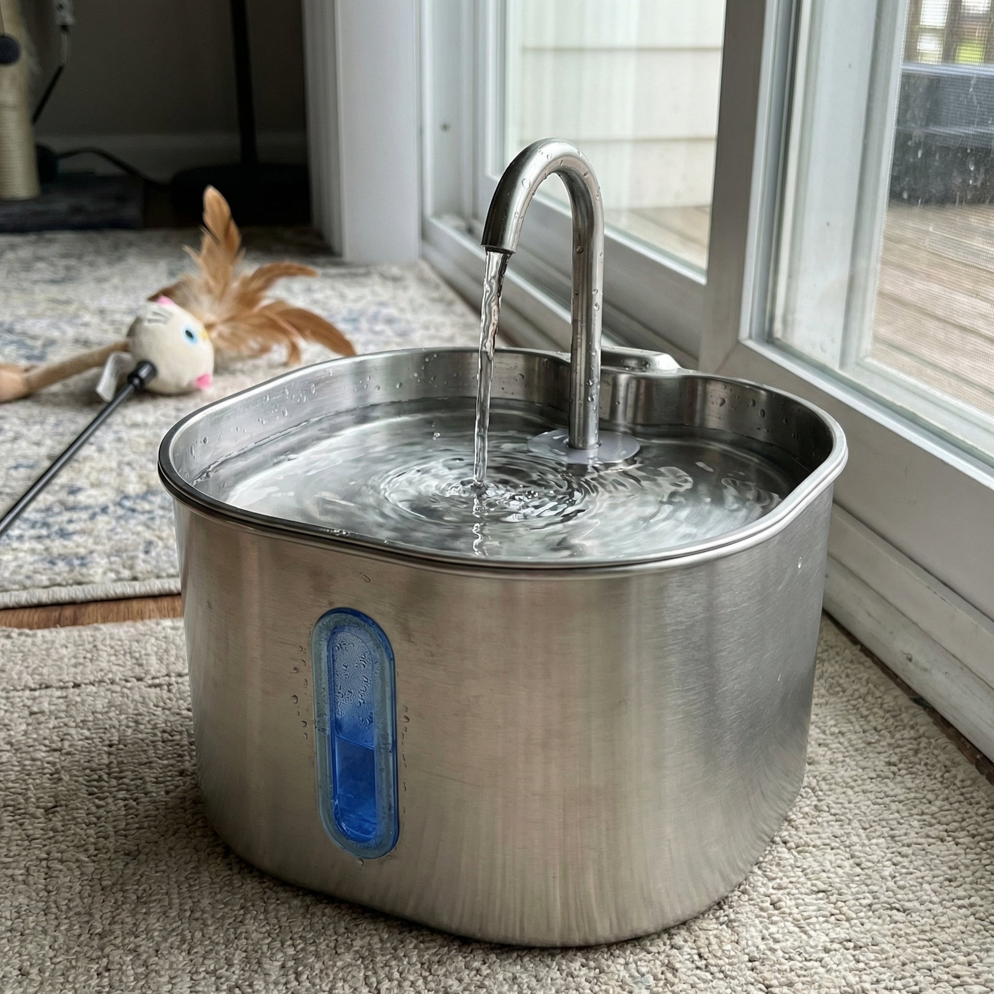 Fontaine à eau pour chat avec capteur de présence