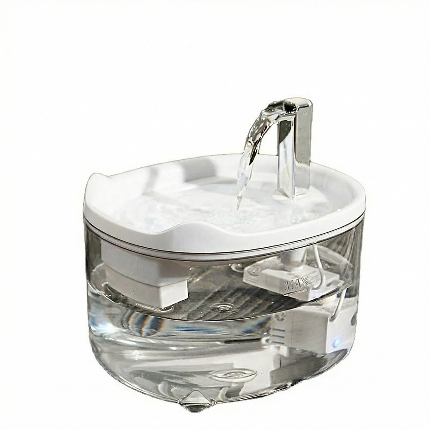 Fontaine à eau pour chat blanche