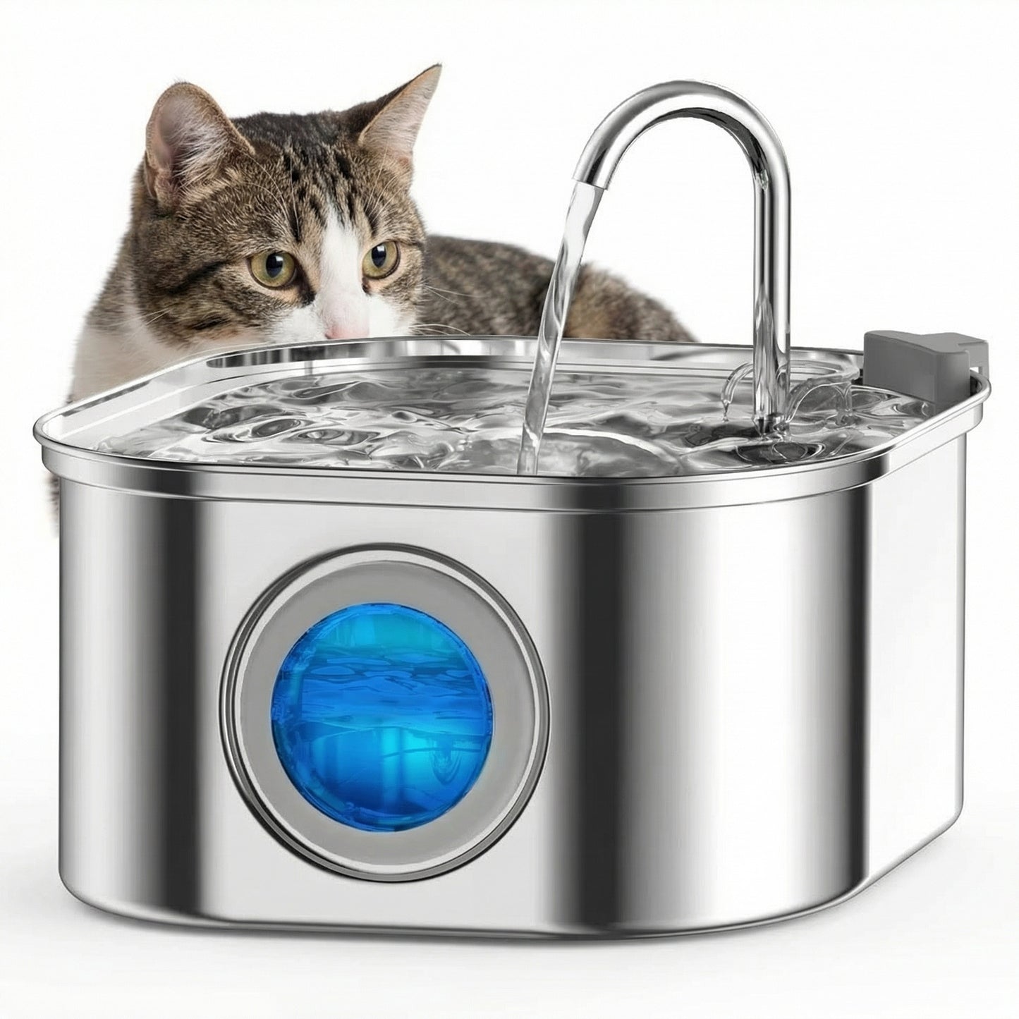 Fontaine à eau pour chat avec eau qui coule en continu 3,2 L